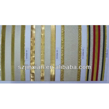 Golden Jacquard ribbon